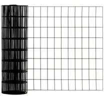 Garden Fence Wire 36inch x 50ft Black Vinyl Coated Hardware Cloth 2" X 3" 16Ga Welded Wire Mesh fence, PVC Coated Welded Chicken Wire Fencing, Metal Garden Plant Fencing, for Chicken Coop and Home Im