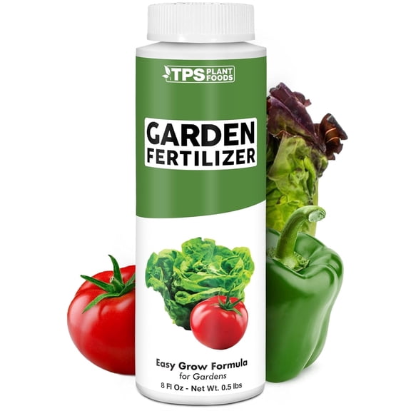 Garden Fertilizer, Complete Liquid Garden Plant Food for Edible Plants, 8 oz (250mL)