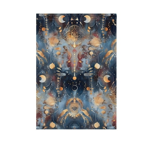 Garden Flag 28"x40" Planetary Celestial Sky Double-Sided Yard Flags for Outside Outdoor All Seasonal Decoration