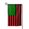 thumbnail image 1 of Garden Flag America Flag - Red Black And Green Double Sided Small Yard Holiday Garden Flag for Outside Decor 12.5x18 Inch Square, 1 of 7