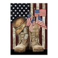 thumbnail image 1 of Garden Flag American Diamond Art Flag Kit Patriotic Wall Decor for Living Dining Bedroom, 12x18 POLE NOT INCLUDED, 1 of 5