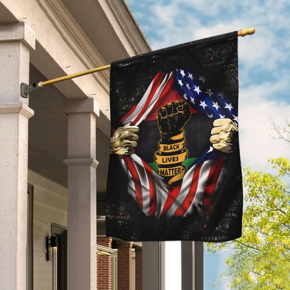 Garden Flag Black Lives Matter, A Powerful Symbol of Justice & Equality, 12x18 POLE NOT INCLUDED
