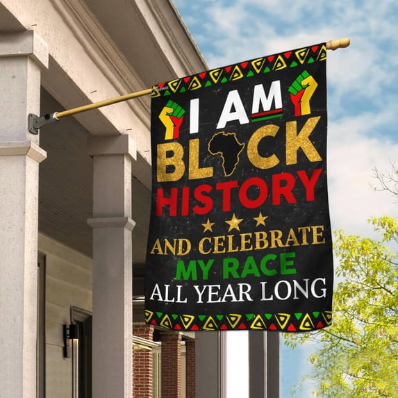 Garden Flag Black Month Black History African, Cultural Heritage, 12x18 POLE NOT INCLUDED