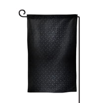 Garden Flag Black Steel Double Sided Small Yard Holiday Garden Flag for Outside Decor 12.5x18 Inch Square