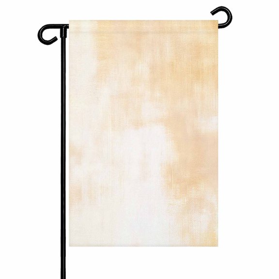 Garden Flag Double-Side Printed House Flag Abstract Paint Art Graffiti Lattice Yard Flag off White Welcome Banner Decor Outdoor Holiday Decorations 12*18in