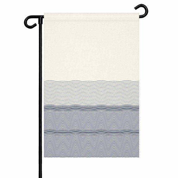 Garden Flag Double-Side Printed House Flag Wave Stripe Yard Flag Geometric Welcome Banner Decor Outdoor Holiday Decorations 12*18in
