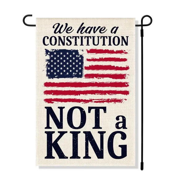 Garden Flag Double Sided Patriotic American Constitution Republic Outdoor Yard Home Decor Freedom Liberty 4th of July Independence Day