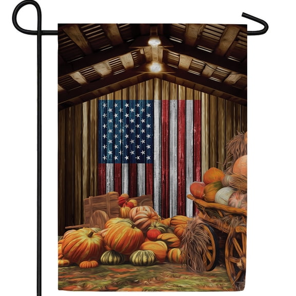 Garden Flag - Harvested With American Pride