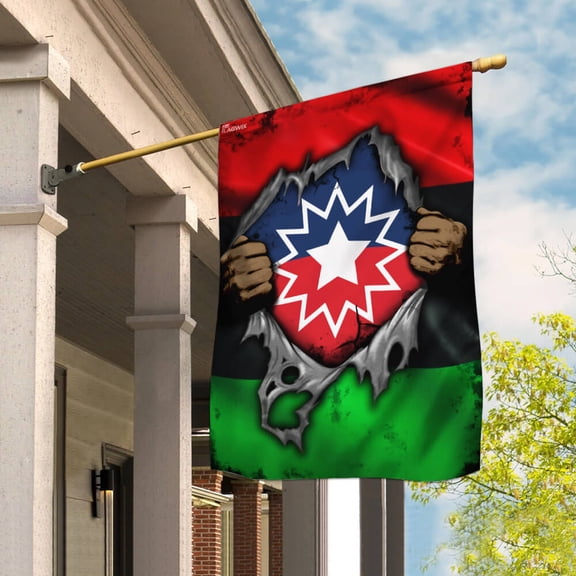 Garden Flag Juneteenth, Black History Freedom, 12x18 POLE NOT INCLUDED