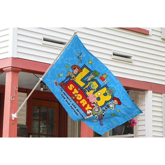 Garden Flag Lab Week Medical Tech Clinic Story Scientist Group Porch Accessory, 12x18 POLE NOT INCLUDED