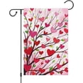 thumbnail image 1 of Garden Flag Love Heart Tree 12x18 Inch Double Sided Burlap Welcome Yard Outdoor Home Decoration, 1 of 6