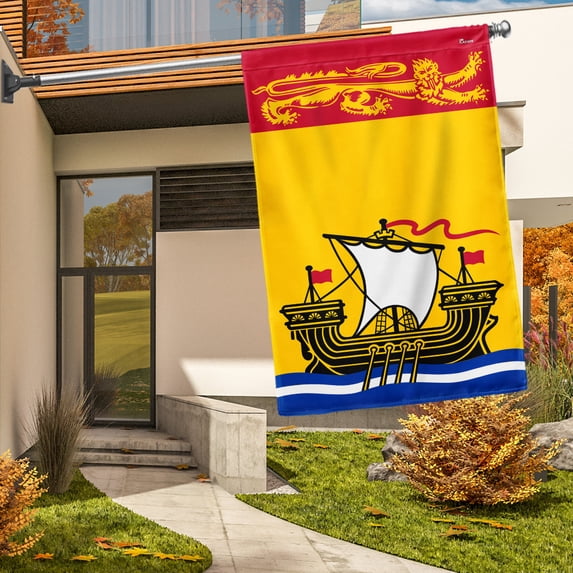 Garden Flag New Brunswick Day, Canadian Heritage, 12x18 POLE NOT INCLUDED