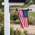 Garden Flag Pole Wall Mounted Adjustable Iron Bracket Heavy Duty ...