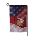 thumbnail image 1 of Garden Flag Postal Worker Us Flag Double Sided Small Yard Holiday Garden Flag for Outside Decor 12.5x18 Inch Square, 1 of 7