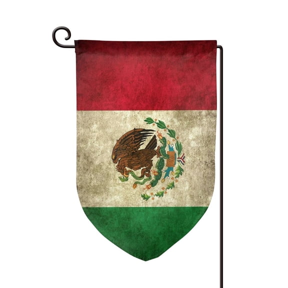 Garden Flag Retro-Mexico-Sacred Flag Double Sided Small Yard Holiday Garden Flag for Outside Decor 12.5x18 Inch Fillet