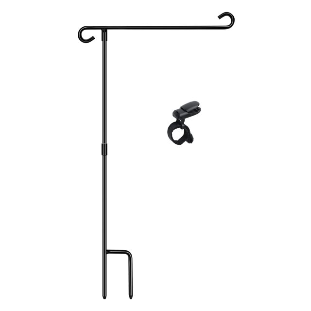 Garden Flag Stand Holder Pole Easy to Install Strong Sturdy Wrought