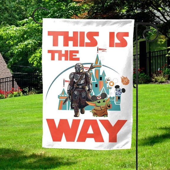 Garden Flag This Is The Way Television Series Space Travel Science Fiction V371, 12x18 POLE NOT INCLUDED