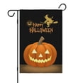 thumbnail image 1 of Garden Flags 12x18 Inch Halloween Garden Flag Outdoor Fall Decorations Vertical Double-Sided Witch Pumpkin Moon Banner Yard Sign for Porch Lawn Home Party Garden Decor, 1 of 5