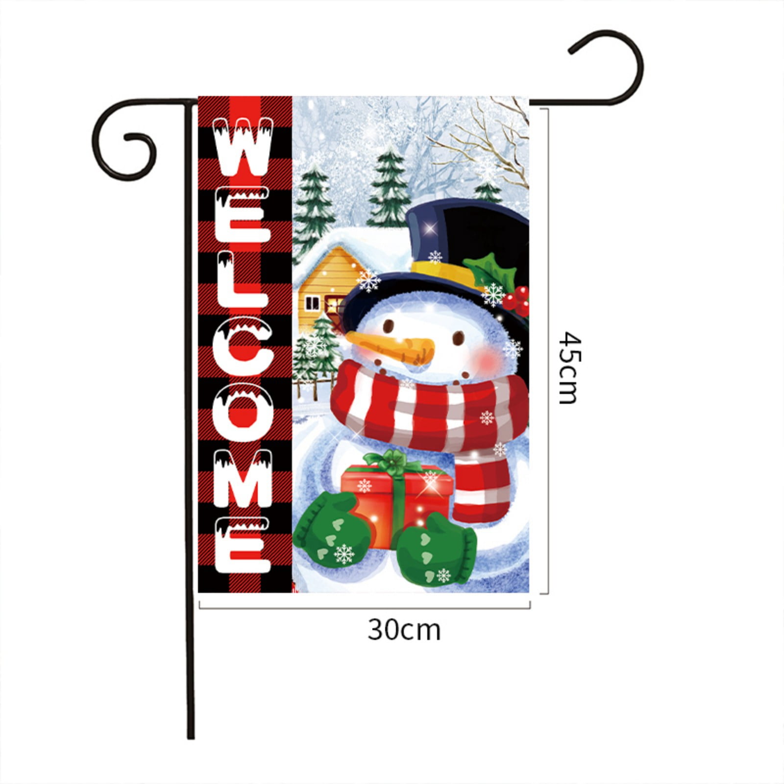 Garden Flags ,Double Sided 12 x 18 Inch Yard Flags, Small Garden Flags for Outside, Fall Winter