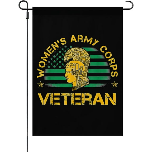 Garden Flags for Outside Womens Armys Corps Veteran Garden Flags One Size, Art Small Garden Flag Double Sided Porch Garden Flag One Size Outdoor Sign Womens Armys Corps Veteran Yard Flags One Size