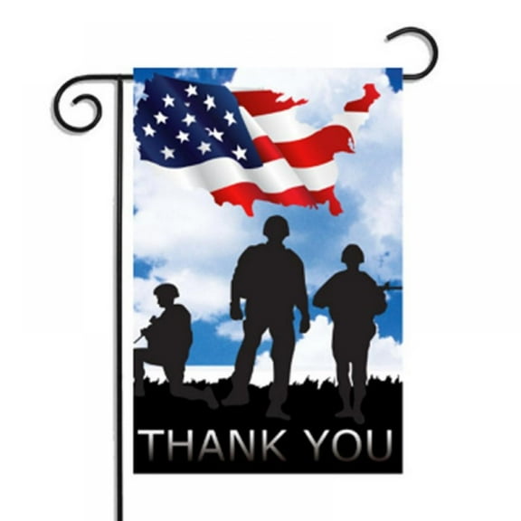 Garden Flags Patriotic Garden Flag America Independence Day Garden Flag Home Decor Outdoor, Patriotic Double Sided Garden Yard Flag 12" x 18"