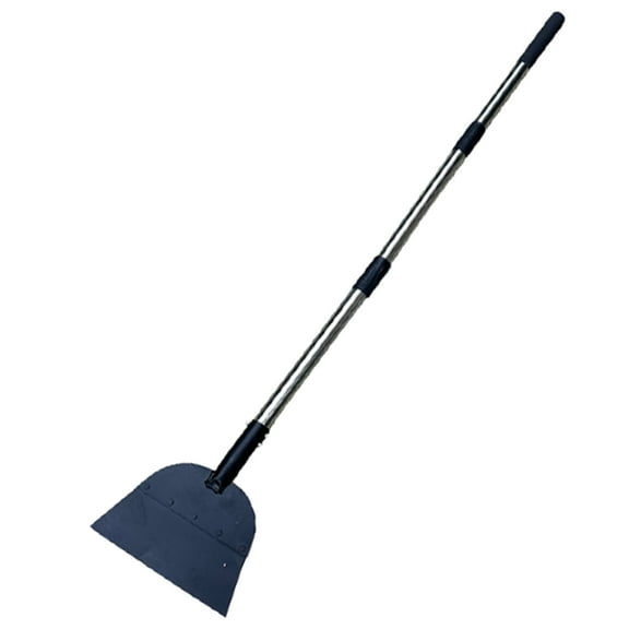 Garden Flat Shovel,Heavy Duty Multifunctional Cleaning Shovel with 53" Long Handle,Stainless Steel Floor Scraper Tool for Weeding,Scraping,Ice & Snow Removal,Driveway,Sidewalk,Garden,Outdoor