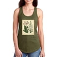 thumbnail image 1 of Garden Flora Iv Racerback Tank Women -Sydenham Edwards Designs, Female Medium, 1 of 4