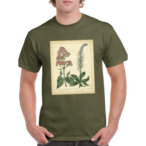 Garden Flora Vi T-Shirt Men -Sydenham Edwards Designs, Male x-Large