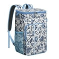 thumbnail image 1 of Garden Floral Print Backpack Cooler - 20L High Capacity, Multiple Pockets for Organization, Perfect for Picnics, 1 of 5