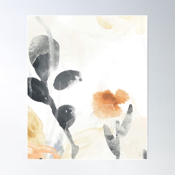 Garden Flow I Artwork Poster Wall Art, Modern Wall Decor For Living Room Bedroom, 12x18 UNFRAMED