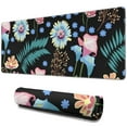 thumbnail image 1 of Garden Flowers Mouse Mat - Ultra-Soft, Cute Design, Non-Slip Rubber Base, Easy Glide, Splash Resistant, Portable & Personalized, Excellent for All Computers, 31.5x11.8 Inch, 1 of 7