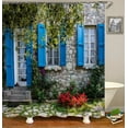 thumbnail image 1 of Garden Flowers Rural landscape Shower Curtains Bathroom Curtains Waterproof Fabric Scenery Bathtub Decor Bath Curtain, 1 of 5