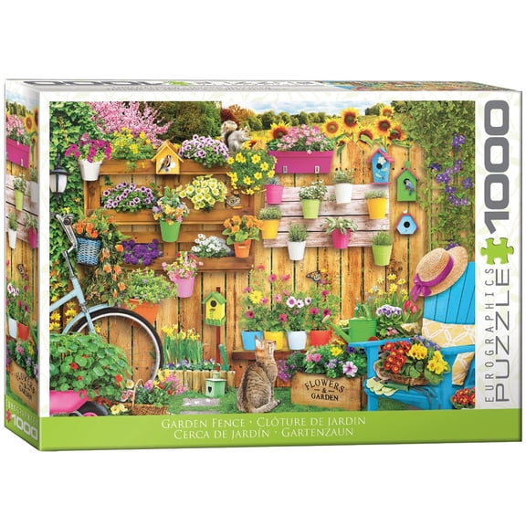Garden Flowers 1000-Piece Jigsaw Puzzle – Vibrant Blooming Floral Artwork for Adults & Teens