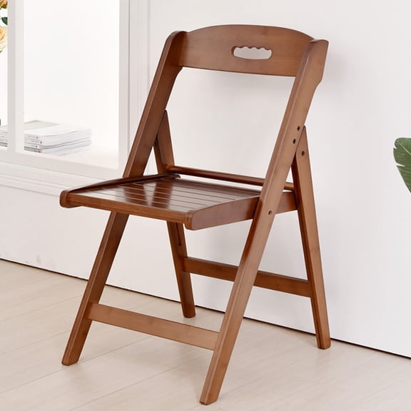 Garden Folding Wooden Chair,Vintage Kitchen Stool with Footrest,Portable Barstools Balcony Home Leisure Chair Dining Chair, Home Office Chair Restaurant Bar Stools