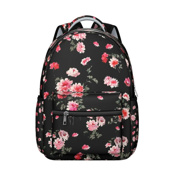 "Garden Fresh Sunflower Backpack - Cute Flowers Printed Bookbag with 15" Laptop Sleeve, Multiple Organizational Pockets for College Essentials, Fashion meets Function"