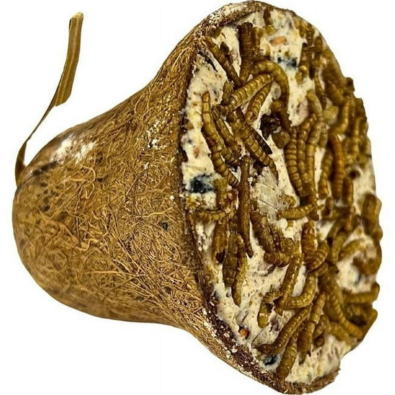 Garden & Fun GF-12837 40g Suet Bell Bird Treat - Mealworms & Nuts