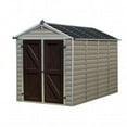 thumbnail image 1 of Garden Games Canopia SkyLight Storage Shed, 6 x 10 ft, Tan, 1 of 1