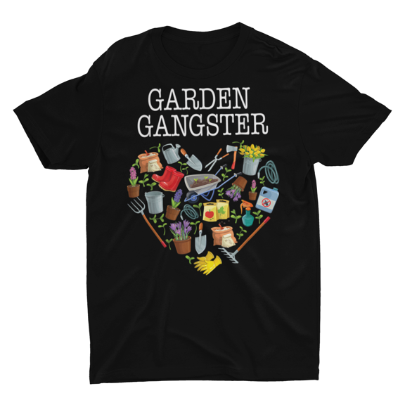 "Garden Gangster" T-Shirt: Fun Way to Show Off Your Love for Gardening!