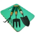 thumbnail image 1 of Garden Gardening Hand Rake Spade Shovel Fork And Foam Kneeling Pad 4pc Set, 1 of 1