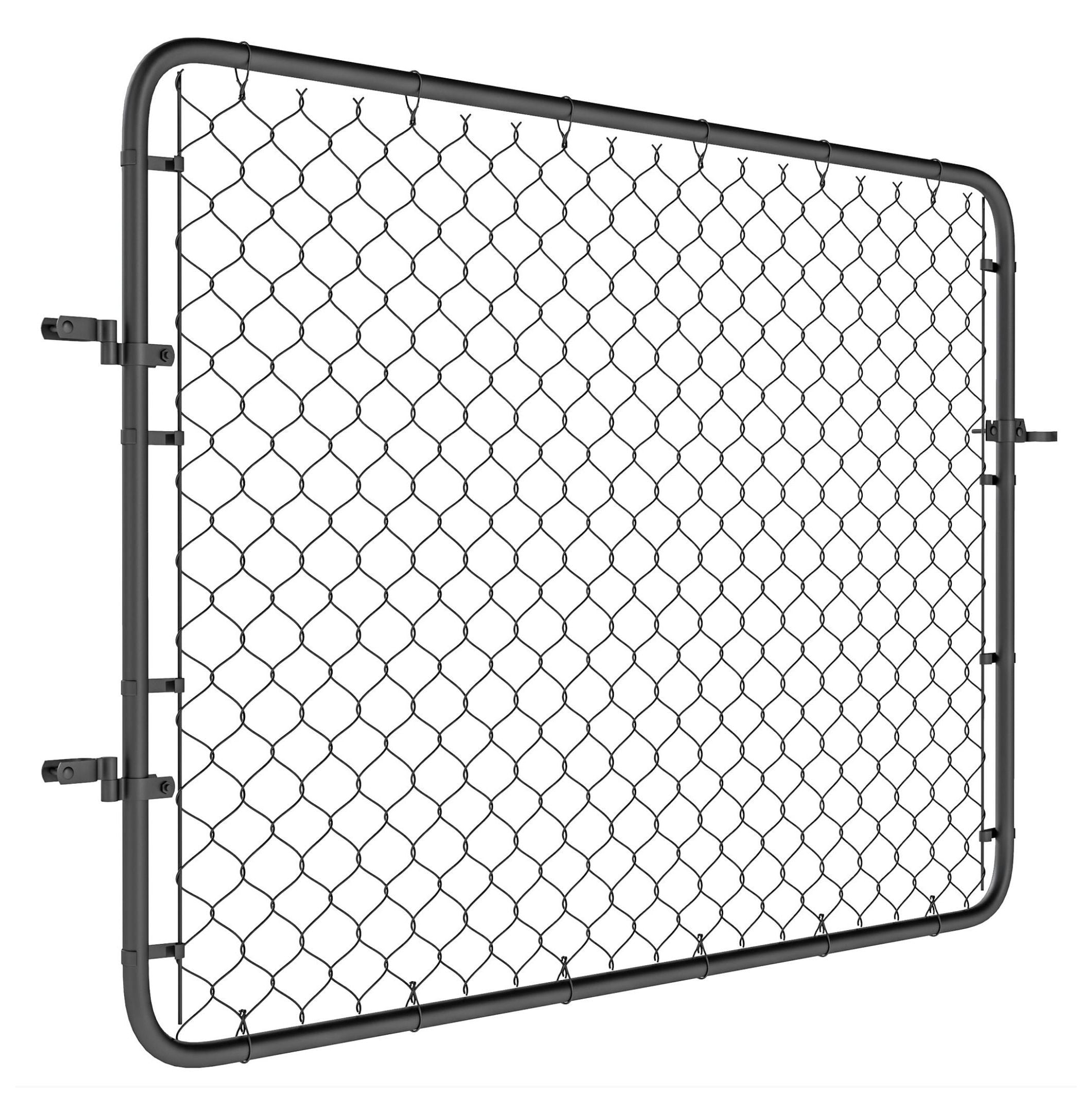 Garden Gate Chain Link Fence Gate - 47.2