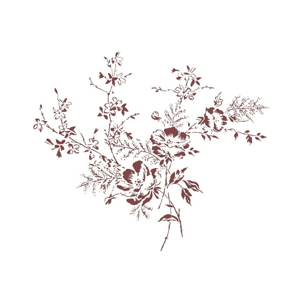 Garden Gatherings Bunch Wall Stencil (Small) | Home Decor Stencils for Painting on Walls, Canvas, Signs, Wood | Reusable Stencil | PND104S by Designer Stencils