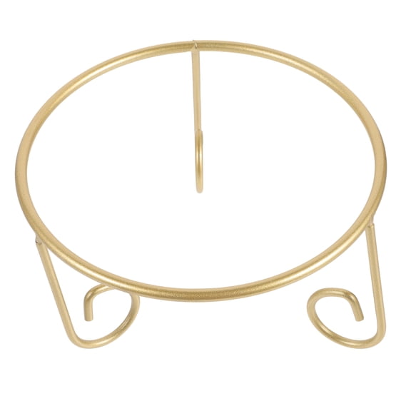 Garden Globe Stand Football Ball Rack 15x15c Golden