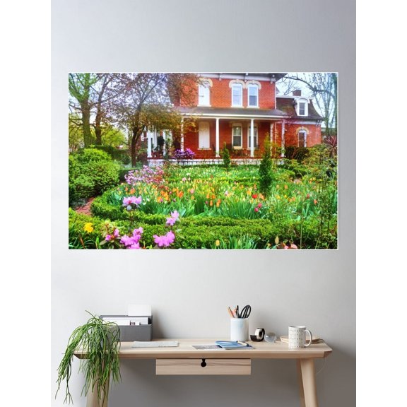 Garden Glory Poster Wall Art, Modern Wall Decor For Living Room Bedroom, 8x12 UNFRAMED