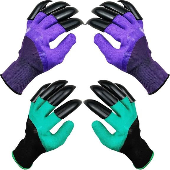 Garden Gloves with Claws,Claw Gardening for Digging,Planting, Weeding, Seeding-Waterproof Men and Women