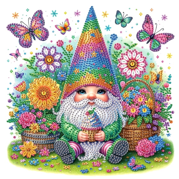 Garden Gnome Diamond Art Painting Kit