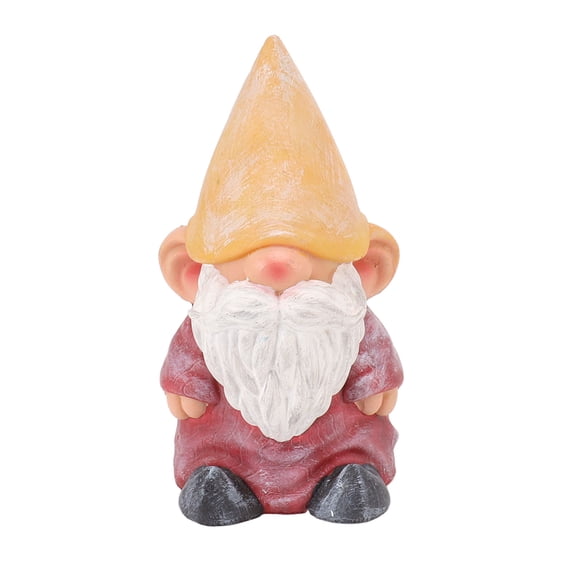 Garden Gnome Resin Statue Retro Gnome Figurine For Patio Porch Decorations