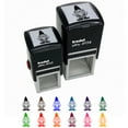thumbnail image 1 of Garden Gnome Self-Inking Rubber Stamp Ink Stamper - Black Ink - Small 1 Inch, 1 of 7