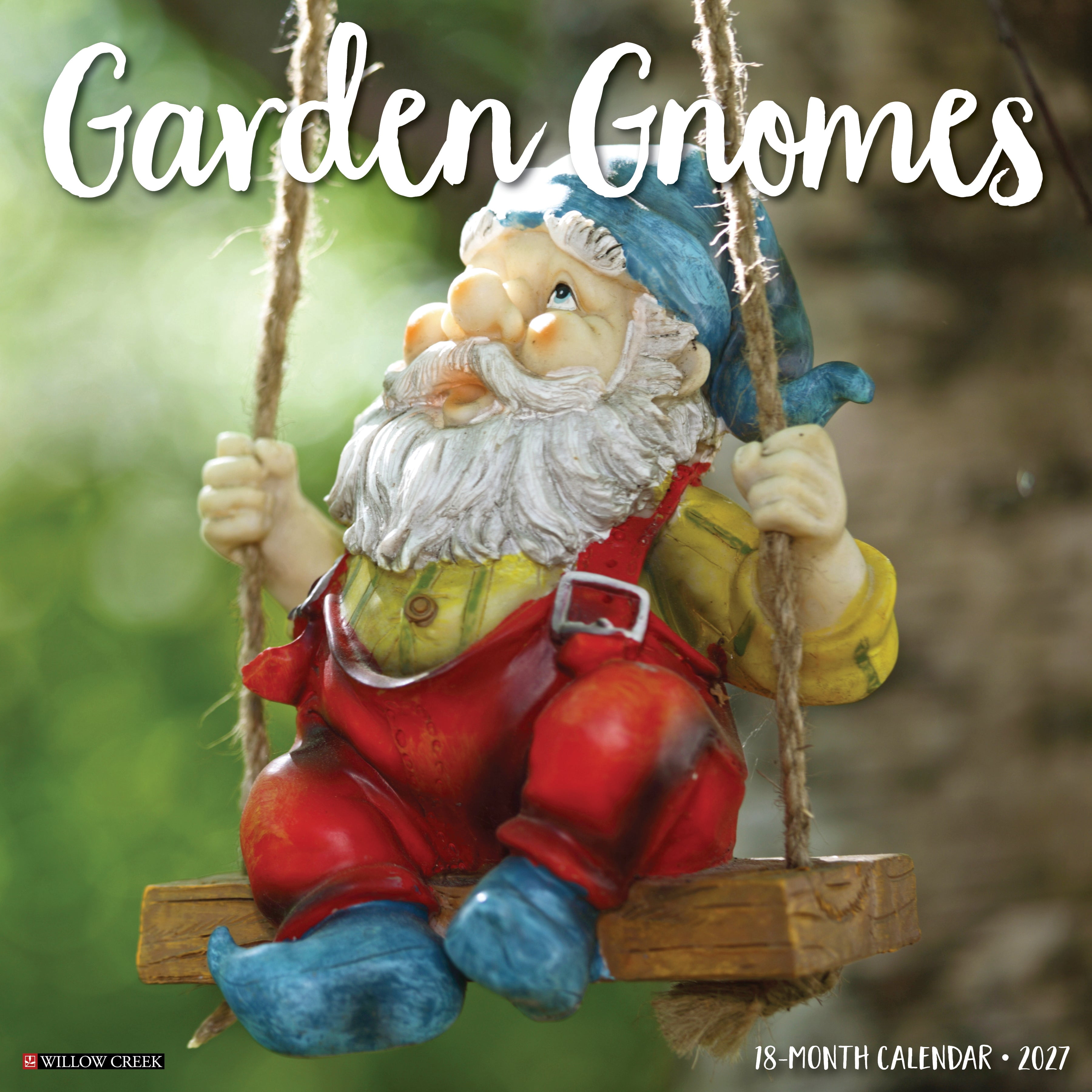Willow Creek Press, Garden Gnomes 2027 Wall Calendar