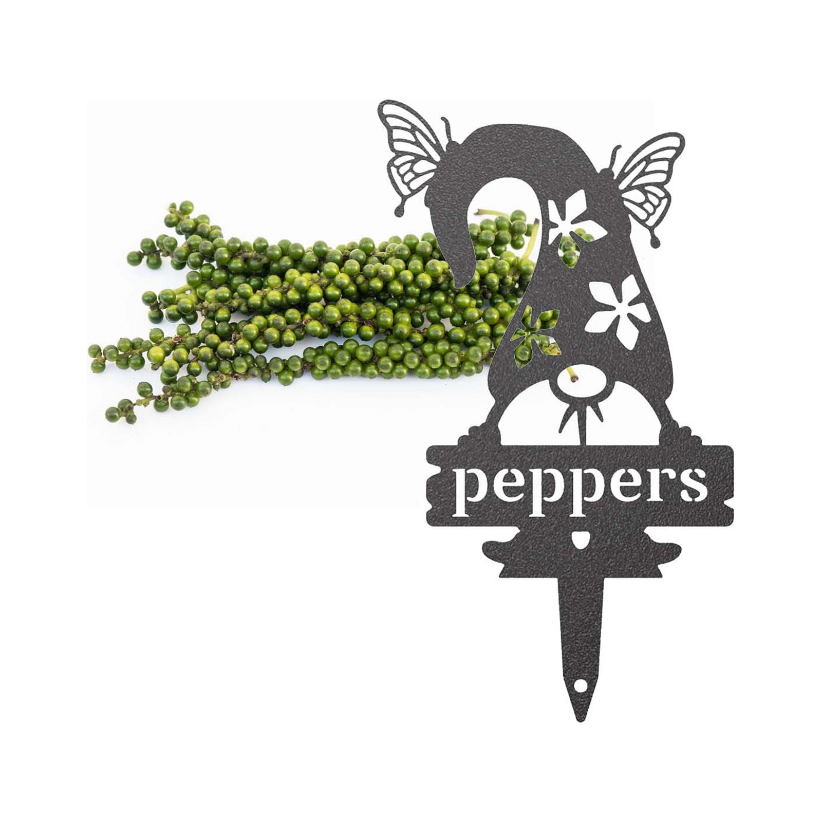 Garden Gnomes Plant Markers Indoor & Outdoor Herb Garden Stakes Fruit