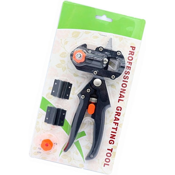 Garden Grafting Tools Pruner Kit: 2-in-1 Pruning Scissors Kit, V-Graft Omega-Graft and U-Graft, Professional Grafting Scissor Shear for Fruit Trees, Vines, and Branches
